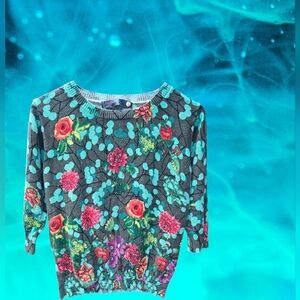 Desigual Vintage Floral Patterned Sweater